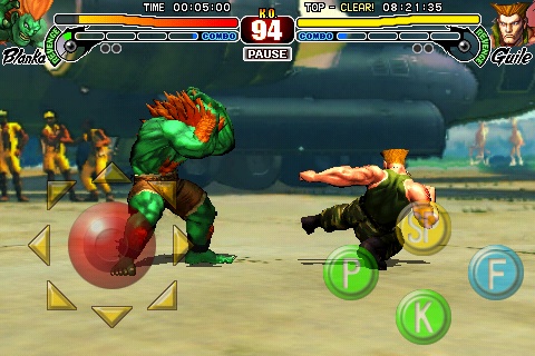 Street Fighter IV on the iPhone