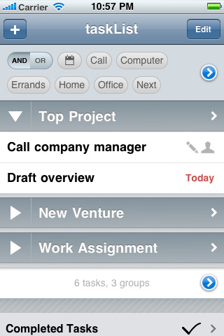taskList, a nice to-do manager