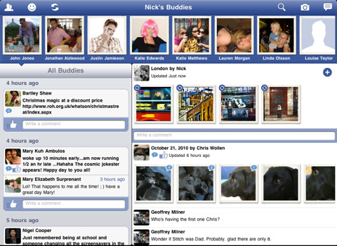 Buddies - Facebook Browser