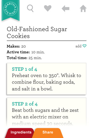 Martha Stewart Makes Cookies for iPhone/iPod