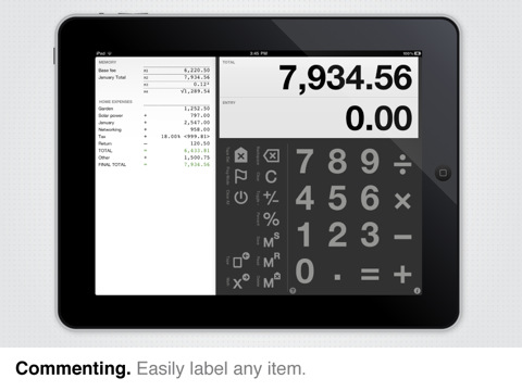 Digits Calculator for iPad + iPhone