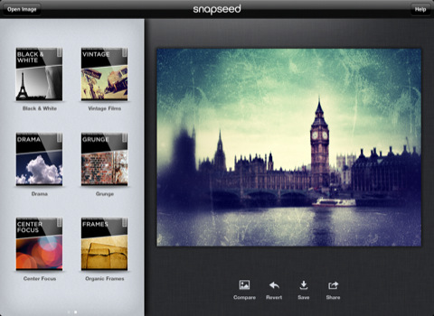 Snapseed for iPhone and iPad
