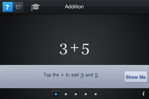 Algebra Touch Intro iPhone app