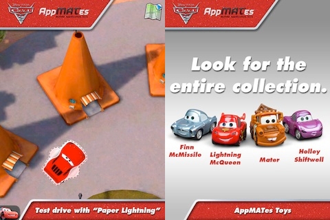 Cars 2 AppMATes iPad app review