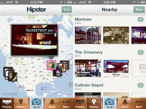Hipster iPhone app review
