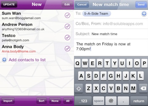MailShot - Group Email Done Right - iPhone app