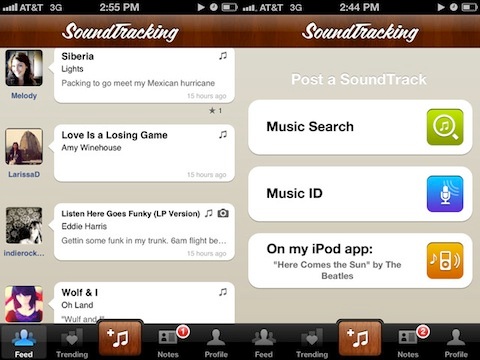 SoundTracking iPhone app review