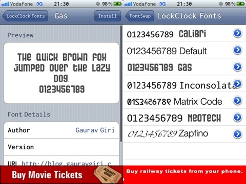 FontSwap Jailbreak iPhone app review