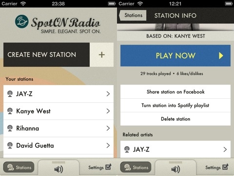 SpotON Radio iPhone app review